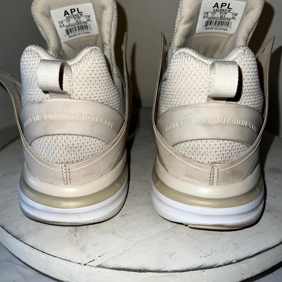 Apl techloom ascend sneaker Cream Ivory High Top Womens Size 9.5 - Picture 8 of 14
